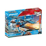 Playmobil: Air Stuntshow - "Főnix" kétfedelű repülő hanggal (70831)
