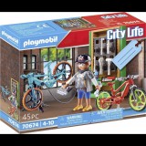 Playmobil® City Life Bicikli szervíz (70674) (UA70674) - Játékfigurák