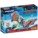Playmobil: Dragon Racing - Asztrid és Viharbogár (70728) (Play70728P) - Játék állatok