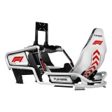 Playseat Formula Intelligence - F1 Edition Univerzális gamer szék Párnázott ülés Fekete, Fehér