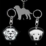 Plexi kulcstartó - Labrador kutya alak, Plexi kulcstartó - Labrador kutya alak
