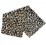 Plüss babatakaró 75x100 cm - párduc mintával