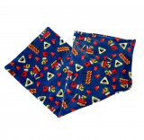 Plüss babatakaró 75x100 cm - útépítő maci mintával