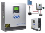 PNI Szinusz napelem inverter, feszültség átalakító GreenHouse SC1800PRO 3KW 24V 60A MPPT Solar