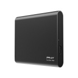 PNY 500GB USB3.1/USB Type-C Pro Elite Black (PSD0CS2060S-500-RB) - Külső SSD