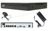 POE NVR rögzítő IP kamerákhoz, 10 csatorna 4K 8MP, 4 POE csatorna PNI House IP710J
