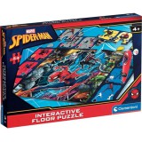 Pókember interaktív 24db-os padló puzzle - Clementoni