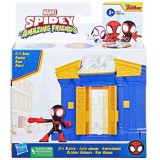 Pókember: Póki és csodálatos barátai - Városi Bank Miles Morales figurával - Hasbro