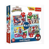 Póki és csodálatos barátai 4az1-ben puzzle szett - Trefl