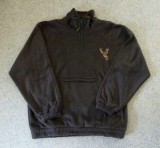 Polár pulóver zsebes nagy méret