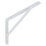Polctartó konzol fém erősített 300x500x30 mm, fehér