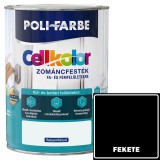 POLI-FARBE CELLKOLOR SELYEMFÉNYŰ ZOMÁNCFESTÉK 400 ML FEKETE