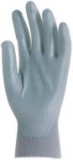 Poliuretán kesztyű, tenyerén mártott, szürke 11- es (6031)