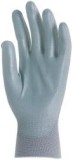 Poliuretán szerelőkesztyű, tenyerén mártott, szürke 8- as (6028)