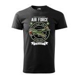 Póló Air force mintával - Fekete XXXL méretben