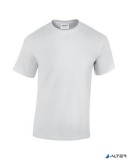 . Póló, férfi, környakú, 100% pamut, XL méret "Gildan", fehér