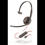 Poly Blackwire 3210 USB-C mono headset (209748-201) (209748-201) - Fejhallgató