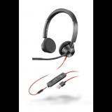 Poly Blackwire 3325 USB-A sztereó headset (213938-01) (213938-01) - Fejhallgató