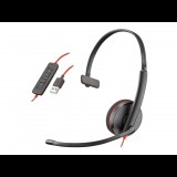 Poly Blackwire C3210 USB-A mono headset (209744-104) (209744-104) - Fejhallgató