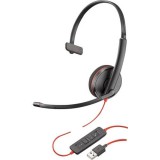 Poly Blackwire C3210 USB-A mono headset (209744-22) (209744-22) - Fejhallgató