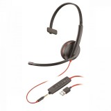 Poly Plantronics Blackwire 3215 USB-A Headset Black 209746-201