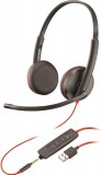 Poly Plantronics Blackwire 3225 USB-A Headset Black 209747-201