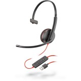 Poly - Plantronics Blackwire C3210 USB-A Headset (209744-201) - Fejhallgató