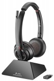 Poly Plantronics Savi 8220-M Wireless USB-A DECT Headset Black 209214-02