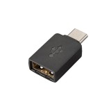 Poly Plantronics USB-A to USB-C Adapter Black 85Q48AA