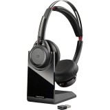 POLY Voyager Focus UC Vezeték nélküli Bluetooth Fekete CC headset