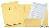 Pólyás dosszié, prespán, A4, ESSELTE, sárga,