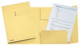 Pólyás dosszié, prespán, A4, ESSELTE, sárga, (E1033306)
