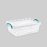 Polytime Műanyag tároló doboz tetővel 14 L E-495