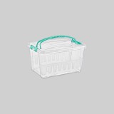 Polytime Műanyag tároló doboz tetővel 8 L E-351