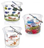 Polytime Vödör Átlátszó halas 14L E-560