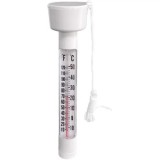 Pool Deluxe úszó medence hőmérő fehér (6043 - TH06BB)