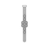 Pop It Stresszoldó játék szilikon karkötő Szürke