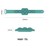 Pop It Stresszoldó játék szilikon karkötő Zöld