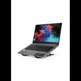 PORT 15.6" notebook állvány fekete (901107) (p901107)