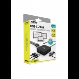 Port 901907 univerzális notebook dokkoló 2X4K USB-C (p901907)