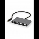 Port Connect USB-C HUB 4x USB 2.0 (900128) (p900128) - USB Elosztó