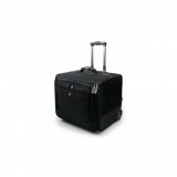 Port Designs Bristol L Keményfedeles kétkerekű bőrönd - Fekete (110245)