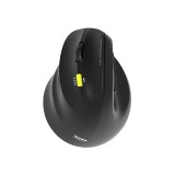 Port Designs Left-hand 2.4 GHz Bluetooth rechargeable Ergo Mouse Black 910008