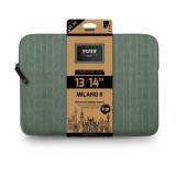 Port Designs MILANO II ECO laptop sleeve 14" Sage Green PD140722