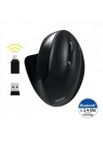 Port Designs Rechargeable Ergonomic Wireless Mouse Black 900706-BT