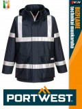 Portwest BIZFLAME NAVY technikai antisztatikus és saválló bélelt kabát - munkaruha