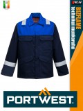 Portwest BIZFLAME PLUS NAVYROYAL technikai multinorm kabát - munkaruha