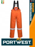 Portwest BIZFLAME PLUS ORANGE technikai multinorm bélelt kantáros nadrág - munkaruha