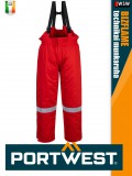 Portwest BIZFLAME PLUS RED technikai multinorm bélelt kantáros nadrág - munkaruha