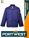 Portwest BIZFLAME PRO NAVY technikai lángálló hegsztő és antisztatikus kabát - munkaruha